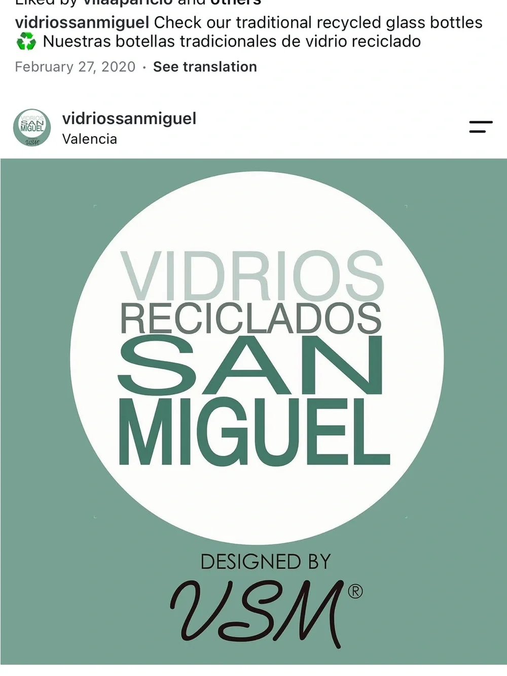 Vidrios San Miguel 2 Glass Vases - Teal and purplish brown handmade Spain